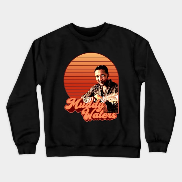 Muddy Waters // Legend // Retro style Crewneck Sweatshirt by Aloenalone